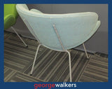 HB1B  Blue Anna D Designer Armchair - George Walkers Office Furniture Megastore