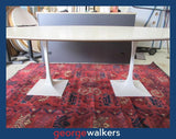 PR6268  Maple Gaber Oval Boardroom Meeting Table 1.8M - George Walkers Office Furniture Megastore