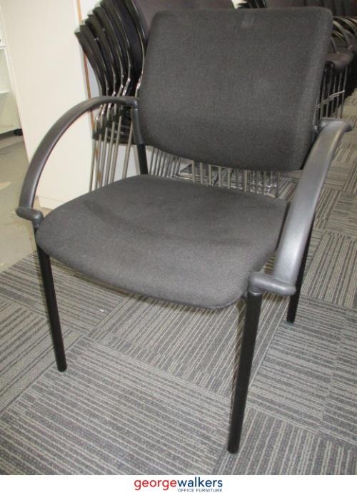 PR5317 - Black BFG Reception Chair - George Walkers Office Furniture Megastore