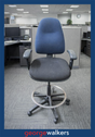 PR6496  Black/Blue Spectrum 2 High Rise Office Chair - George Walkers Office Furniture Megastore