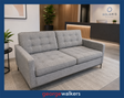 HB2  Grey  Button Couch - George Walkers Office Furniture Megastore