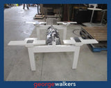 VL1  Maple  2 Person Electric Height Adjustable Pod Desk 1.8M - George Walkers Office Furniture Megastore