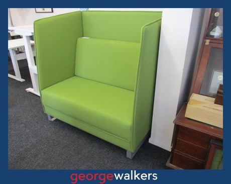 PR5739 - Green  Booth Seating - George Walkers Office Furniture Megastore