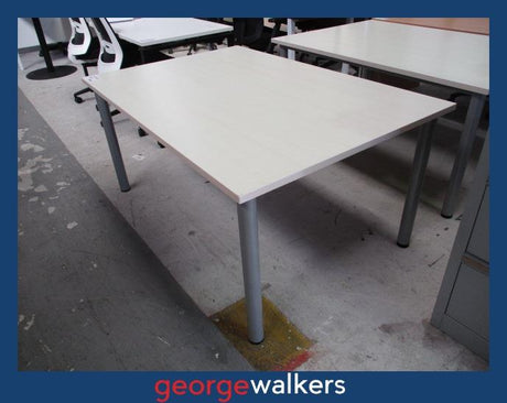 VL112  Maple Melteca  Meeting Table - George Walkers Office Furniture Megastore