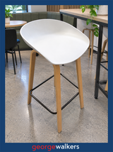 Barstool – Modern design – White – New – PR6985
