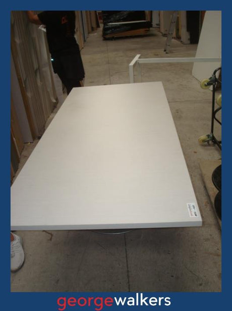 MK51 - Silver Strata Meeting Table - George Walkers Office Furniture Megastore
