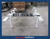 VL1  Maple  2 Person Electric Height Adjustable Pod Desk 1.8M - George Walkers Office Furniture Megastore