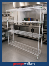 SHELVING – WIRE RACKING – COMMERCIAL – 1800MM – PR6931