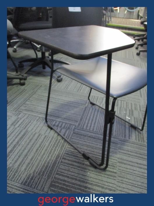 PR6751  Black ENEA Folding Tablet Arm - George Walkers Office Furniture Megastore