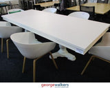 PR5749 - White  Boardroom Meeting Table - George Walkers Office Furniture Megastore
