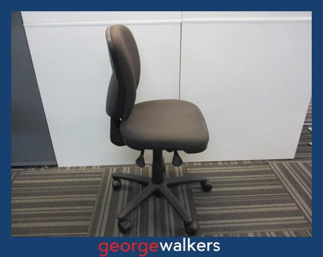 PR6065  Dark Grey Genesis Office Chair - George Walkers Office Furniture Megastore