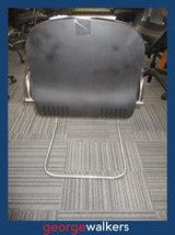 PR6736  Black Leather  Commercial Visitor Chair - George Walkers Office Furniture Megastore