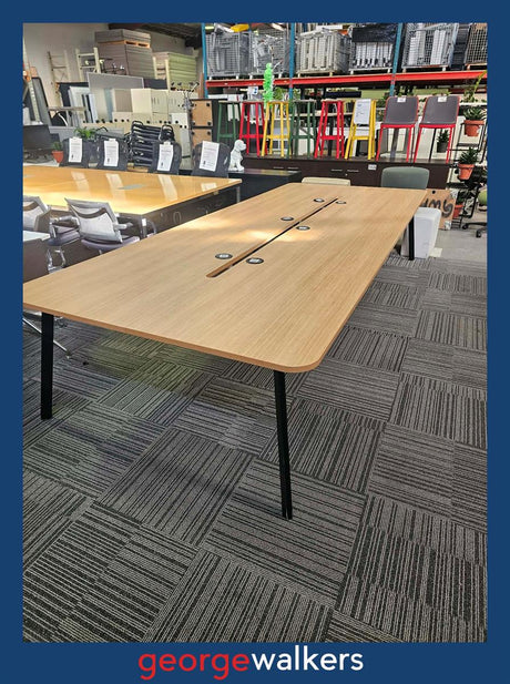 VL4  Touchdown Table 3.6m - George Walkers Office Furniture Megastore