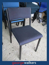 Reception chair – Visitor chair – Navy blue – Commercial – PR7017