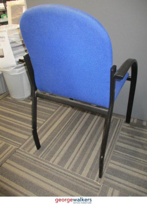 PR5340 - Blue Reception Chair - George Walkers Office Furniture Megastore
