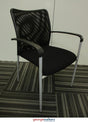 PR5664 - Black Mesh Stackable Meeting Chair - George Walkers Office Furniture Megastore