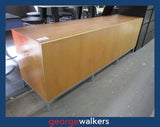 Credenza - Large boardroom - 5 door - Timber grain - PR6992