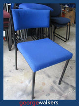 Reception chair – Visitor chair – Electric blue – Commercial – PR7010