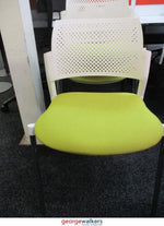 Chair - Meeting Chair - BFG Brand Chrome - Lime/White