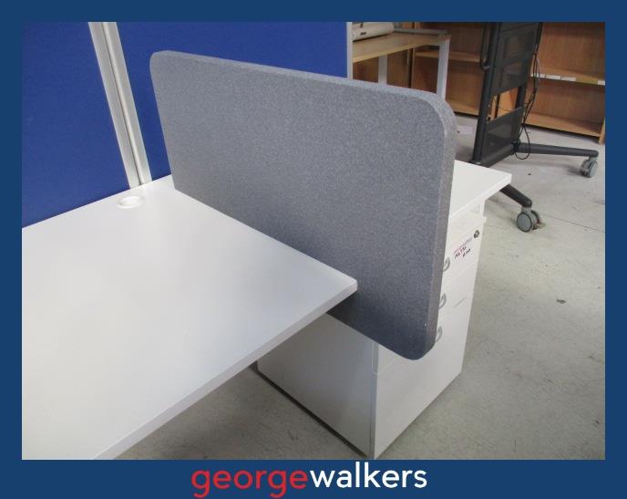 PARTITION – DESK PARTITION – SLIDE-ON – FABRIC – PR6851