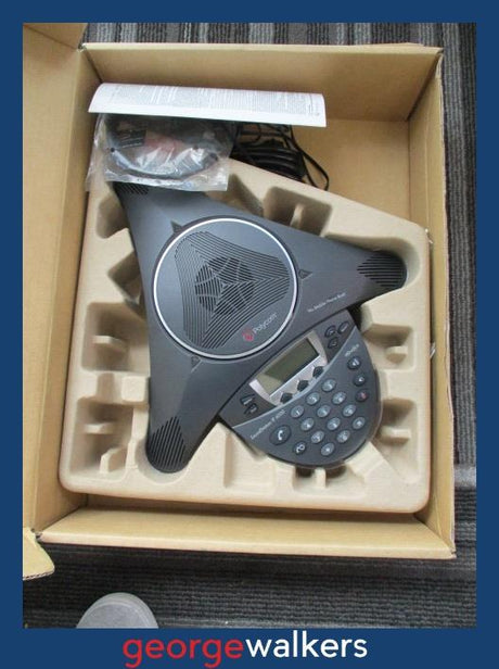 PR6401  Grey Polycom SoundStation IP6000 Conference Phone - George Walkers Office Furniture Megastore
