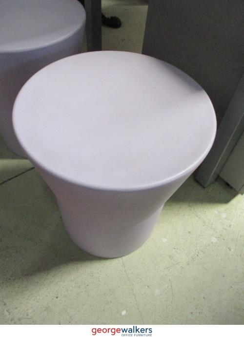 PR5699 - White Mauve Resin Stool - George Walkers Office Furniture Megastore