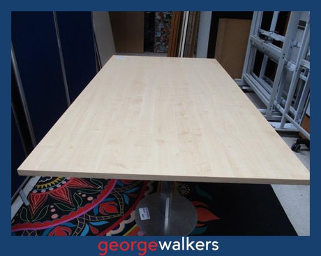PR6252  Maple Melteca  Boardroom Meeting Table - George Walkers Office Furniture Megastore