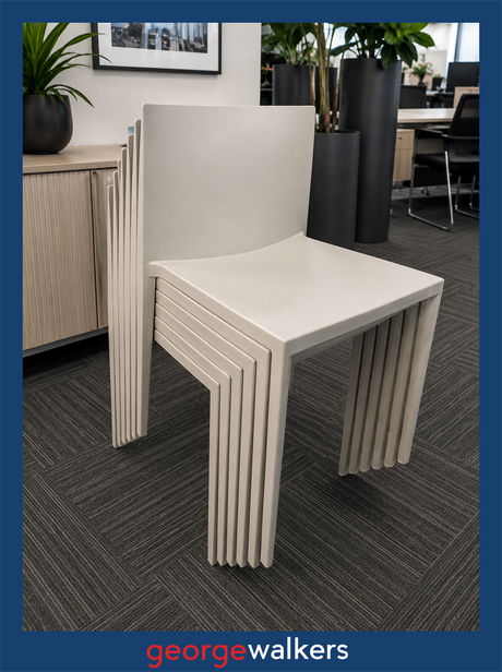 UFL CHAIR – ANDREU WORLD – BEIGE – RRP $900+ – PR6817 - George Walkers Office Furniture Megastore