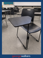 PR6751  Black ENEA Folding Tablet Arm - George Walkers Office Furniture Megastore