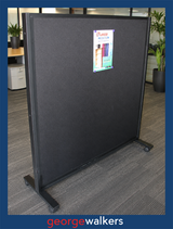 Partition  - Display board -  1200 x 1200mm - Black - N80565 - George Walkers Office Furniture Megastore