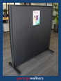 Partition  - Display board -  1200 x 1200mm - Black - N80565 - George Walkers Office Furniture Megastore