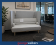 PR6714  Light Grey Zenith MOTE Acoustic Booth Seat - George Walkers Office Furniture Megastore