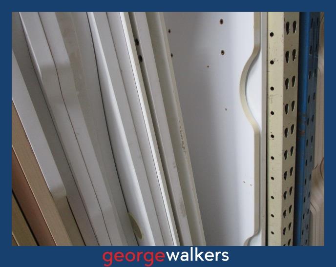 PR6109  White  SPECIAL SALE! Melamine Desk Tops - George Walkers Office Furniture Megastore