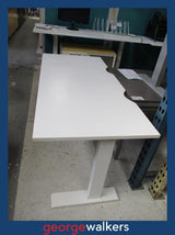 Desk - Commercial - White melteca - 1.6m - PR6993