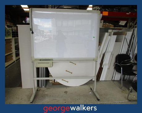 PR6405  Whiteboard on Stand - George Walkers Office Furniture Megastore