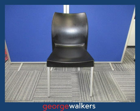 PR6297  Black Siesta Outdoor Chair - George Walkers Office Furniture Megastore