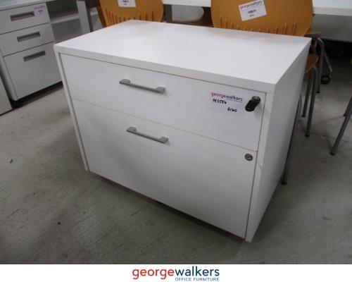 PR5586 - White  Credenza - George Walkers Office Furniture Megastore