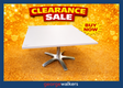 PR5750 - White  Meeting Table - George Walkers Office Furniture Megastore