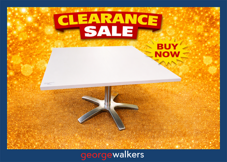 PR5750 - White  Meeting Table - George Walkers Office Furniture Megastore