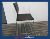 PR5952  Black EOS Reception Chair - George Walkers Office Furniture Megastore
