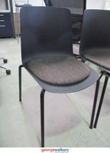 PR5134 - Black Reception Chair - George Walkers Office Furniture Megastore