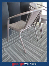 PR6513  Brown  Set of 11 Outdoor Cafe Chairs - George Walkers Office Furniture Megastore