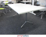 PR5673 - White  Meeting Table - George Walkers Office Furniture Megastore