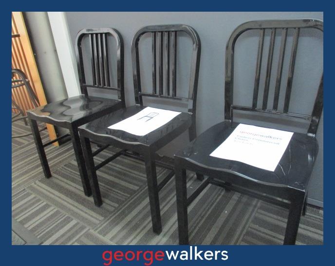 PR6568  Black Cintesi Metal Chair - George Walkers Office Furniture Megastore