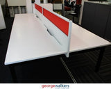 PR5512 - White  Pod Desk - George Walkers Office Furniture Megastore