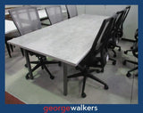 PR5953  Grey  Meeting Table - George Walkers Office Furniture Megastore