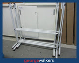 PR6038  White  Metal Whiteboard Stand - George Walkers Office Furniture Megastore