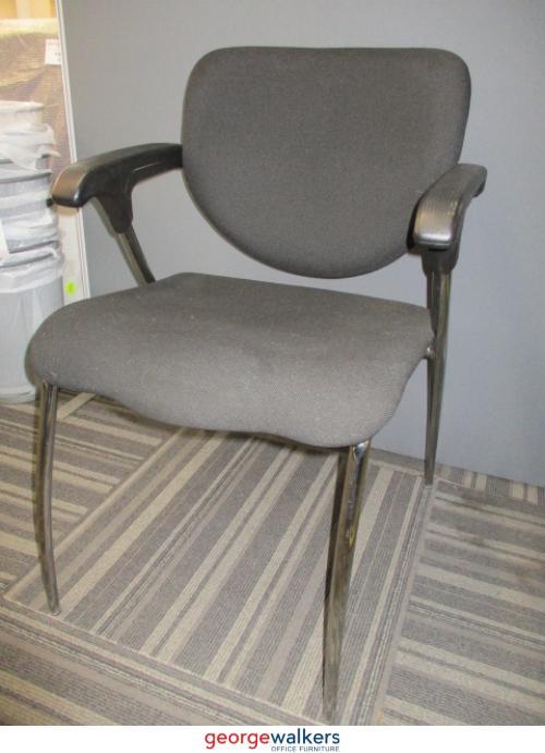 PR5338 - Black Reception Chair - George Walkers Office Furniture Megastore