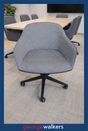 PR5800  Grey Vitra Tub Chair - George Walkers Office Furniture Megastore