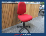 PR6498  Red Dawell Office Chair - George Walkers Office Furniture Megastore
